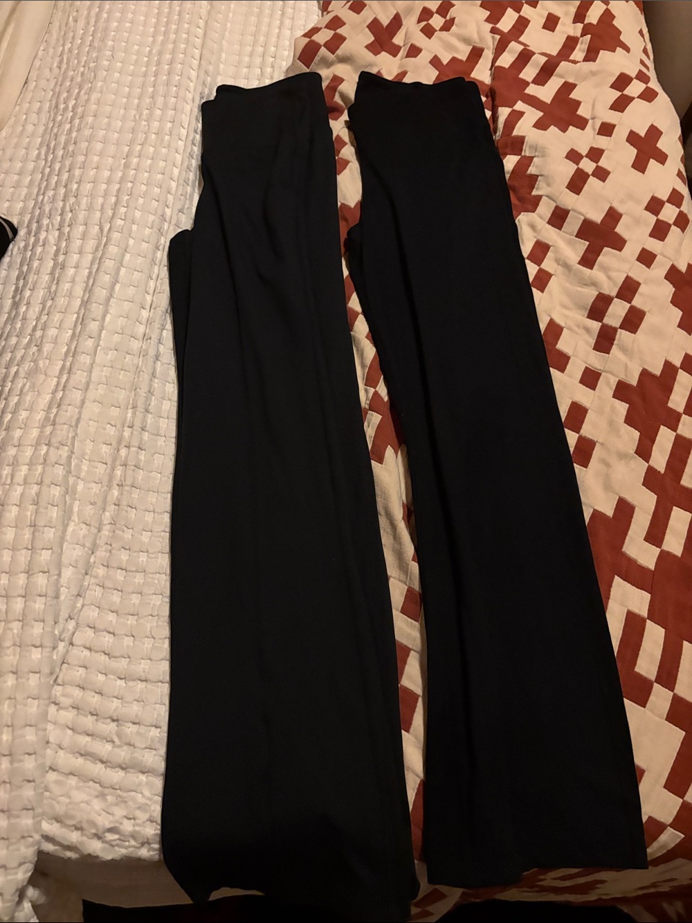 Danskin Black Wide-Leg Stretch Pants